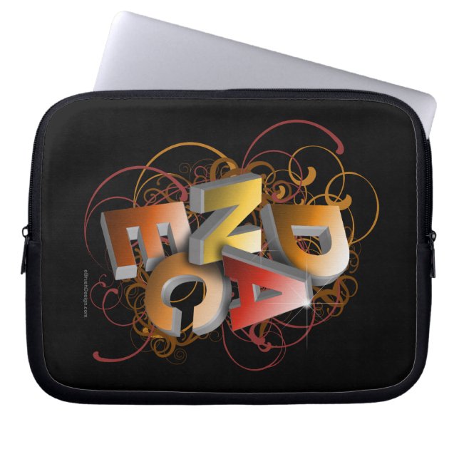 Protection Pour Ordinateur Portable Danse 3D (automne) (Devant)