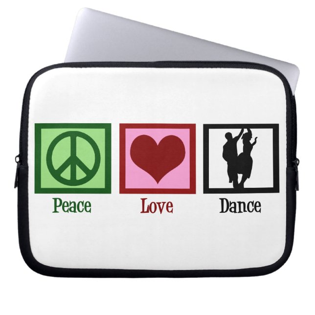 Protection Pour Ordinateur Portable Danse d'amour de paix (Devant)