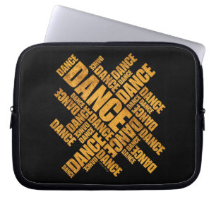 Protection Pour Ordinateur Portable Danse typographique