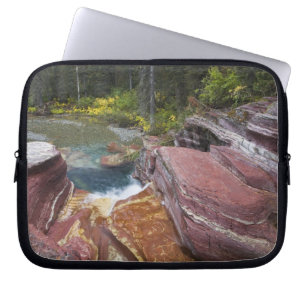 Protection Pour Ordinateur Portable Deadwood Falls sur Reynolds Creek en automne à