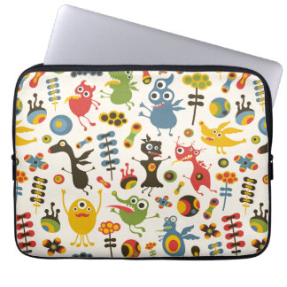Protection Pour Ordinateur Portable Des monstres heureux