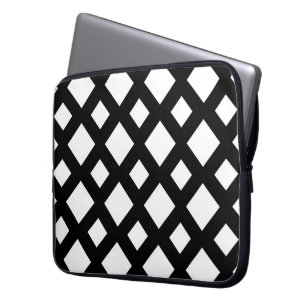 Protection Pour Ordinateur Portable Diamants blancs sur le noir