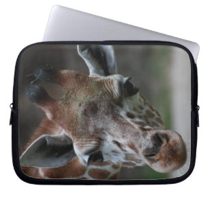 Protection Pour Ordinateur Portable Douille adorable de carnet de girafe