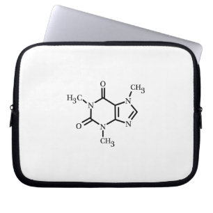 Protection Pour Ordinateur Portable Douille de molécule de caféine