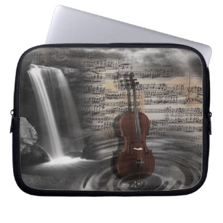 Protection Pour Ordinateur Portable Douille d'ordinateur de cascade de musique de