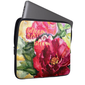 Protection Pour Ordinateur Portable Douille florale d'ordinateur portable d'art