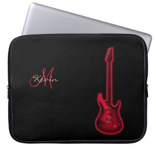 Protection Pour Ordinateur Portable Douille rouge d'ordinateur portable de musique de