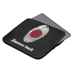 Protection Pour Ordinateur Portable Drapeau d'empreinte digitale de contact de