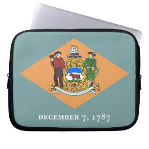 Protection Pour Ordinateur Portable Drapeau d'état du Delaware
