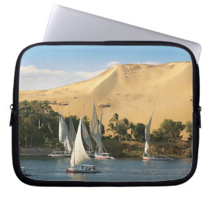 Protection Pour Ordinateur Portable Égypte, Assouan, Nil, voiliers felouques, 2
