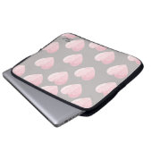 Protection Pour Ordinateur Portable élégant clair rose clair coeur amour motif (Devant bas)