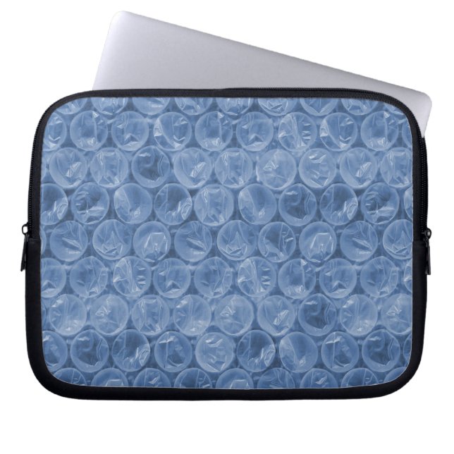 Protection Pour Ordinateur Portable Emballage de bulle bleue (Devant)