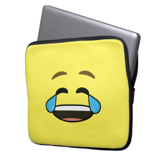 Protection Pour Ordinateur Portable Emoji riant