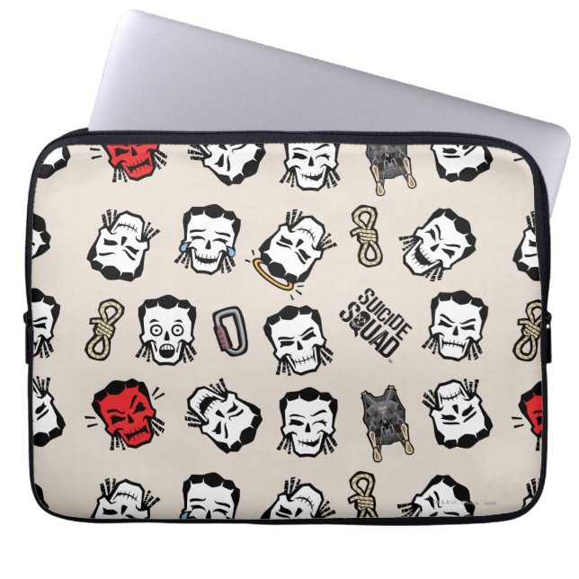 Protection Pour Ordinateur Portable Équipe de suicide | Slipknot Emoji Motif (Devant)