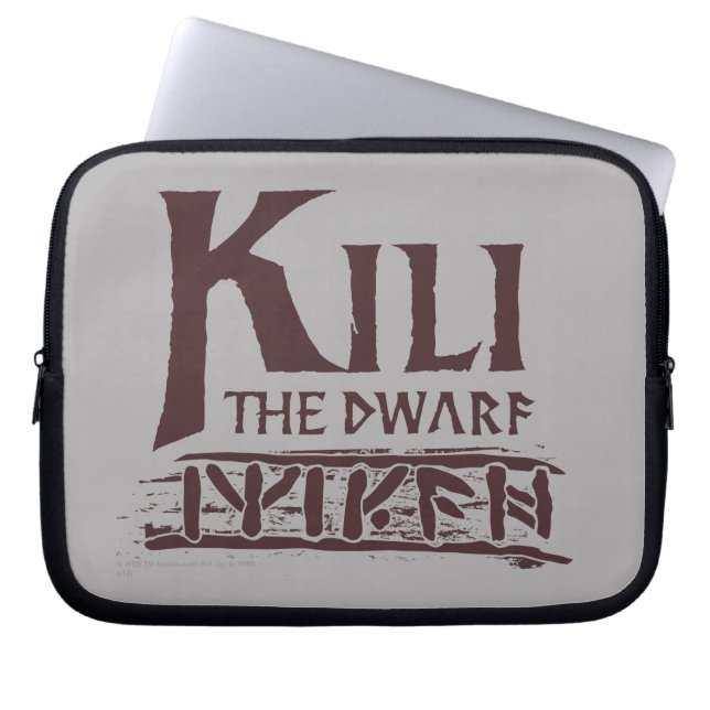 Protection Pour Ordinateur Portable Erebor - Nom de Kili (Devant)