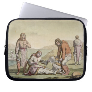 Protection Pour Ordinateur Portable Esquimaux, 1817 (gravure de couleur)
