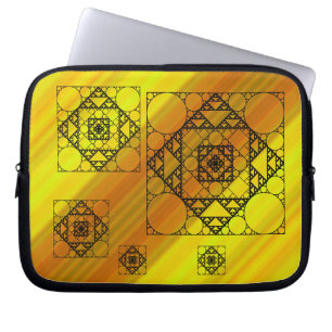 Protection Pour Ordinateur Portable Étui pour ordinateur portable à géométrie fractale