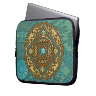 Protection Pour Ordinateur Portable Étui pour ordinateur portable Mandala Poissons
