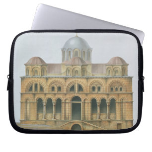 Protection Pour Ordinateur Portable Façade de Mefa Dzamissi, l'église de St Theodor