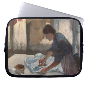 Protection Pour Ordinateur Portable Femme d'Edgar Degas repassant, c.1876-87