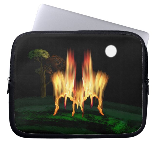 Protection Pour Ordinateur Portable Feu d'incendie (Devant)