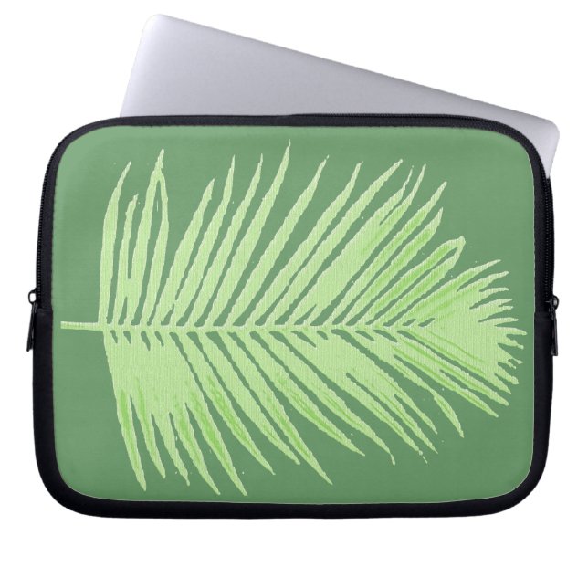Protection Pour Ordinateur Portable feuille de palmier (Devant)