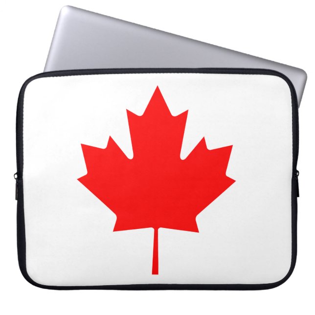 Protection Pour Ordinateur Portable Feuille d'érable du Canada (Devant)