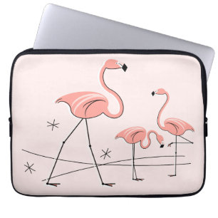 Protection Pour Ordinateur Portable Flamants roses Pink Trio 2 poche portable