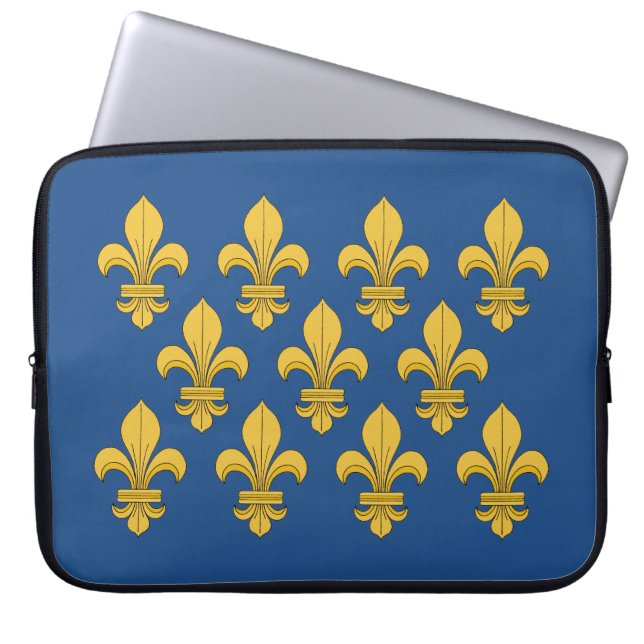 Protection Pour Ordinateur Portable Fleur de lis (Devant)