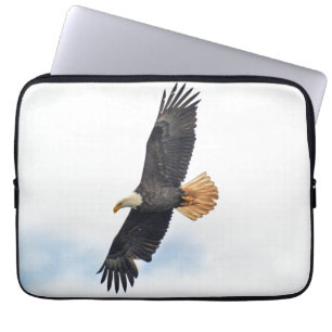 Protection Pour Ordinateur Portable Flying Bald Eagle Wildlife Photo