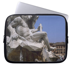 Protection Pour Ordinateur Portable Fontaine des Quatre-Fleuves, Place Navone, Rome,