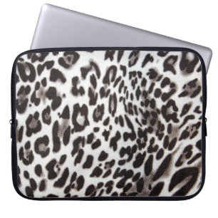 Protection Pour Ordinateur Portable Fourrure de léopard de neige