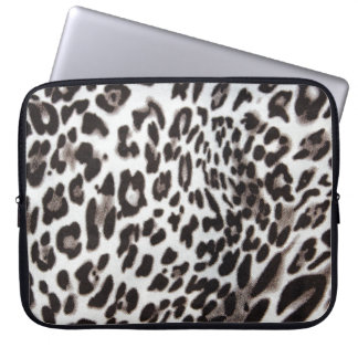 Protection Pour Ordinateur Portable Fourrure de léopard de neige