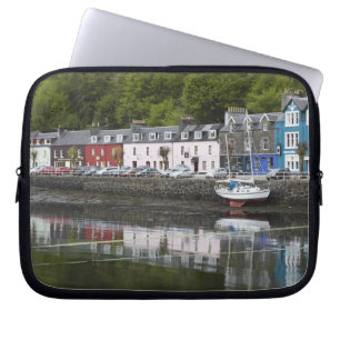Protection Pour Ordinateur Portable Front de mer, Tobermory, île de Mull, Écosse, 2