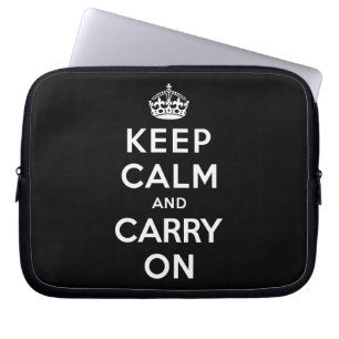 Protection Pour Ordinateur Portable Gardez le calme et continuez