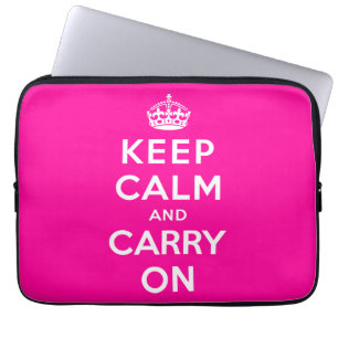 Protection Pour Ordinateur Portable Gardez le calme et continuez