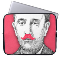 Gentleman vintage Avec Moustache rose drôle