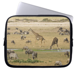 Protection Pour Ordinateur Portable Gnoux, Zèbres et Girafes