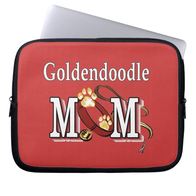 Protection Pour Ordinateur Portable Goldendoodle Maman Cadfts (Devant)