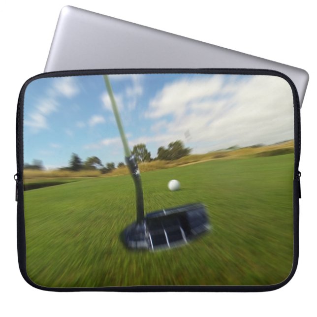 Protection Pour Ordinateur Portable Golf The Long Motion Putt, (Devant)