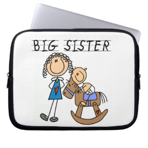 Protection Pour Ordinateur Portable Grande Soeur Avec Bébé Frère Cadeaux