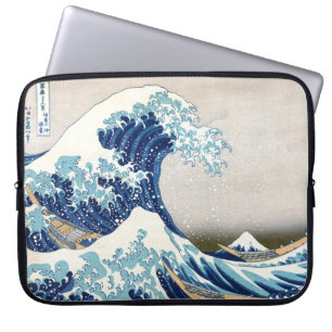 Protection Pour Ordinateur Portable Grande vague au large de Kanagawa Hokusai Art japo