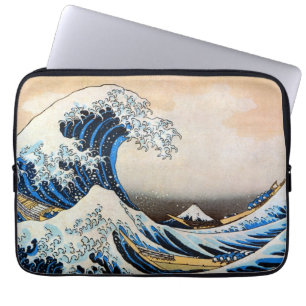 Protection Pour Ordinateur Portable Grande vague, Hokusai, Ukiyo-e
