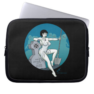 Protection Pour Ordinateur Portable Grave Digger Pinup Girl