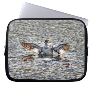 Protection Pour Ordinateur Portable Grebe à cou rouge pour les amateurs de faune et d'