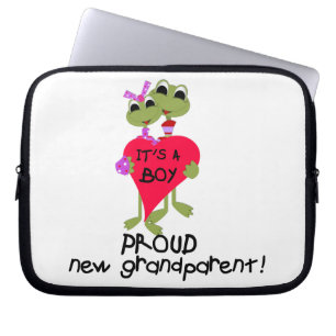 Protection Pour Ordinateur Portable Grenouille fière grand-parent des cadeaux de garço