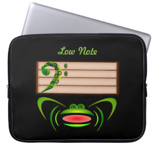 Protection Pour Ordinateur Portable Grenouille verte Note basse