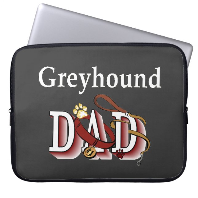 Protection Pour Ordinateur Portable Greyhound Papa (Devant)