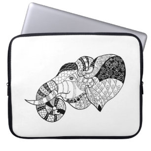 Protection Pour Ordinateur Portable Griffonnage principal de Zenstyle d'éléphant