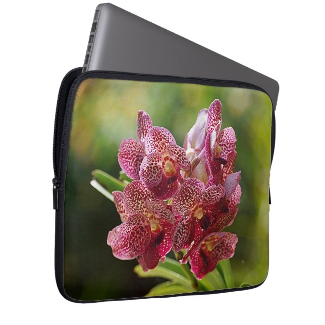Protection Pour Ordinateur Portable Groupe tropical d'orchidée de Vanda (Devant droit)